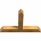 Ekena Millwork Portland Rough Sawn Timber Gable Bracket, Western Red Cedar, 36"W x 24"H x 4"D x 4"F, 16/12 Pitch GBW036X24X0404POR00RWR - alternate 3